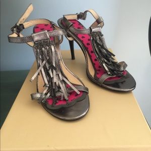 Michael Kors metallic sandals size 6.5